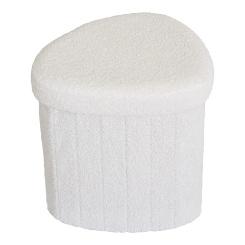 Pouf Medford Teddy – Blanc