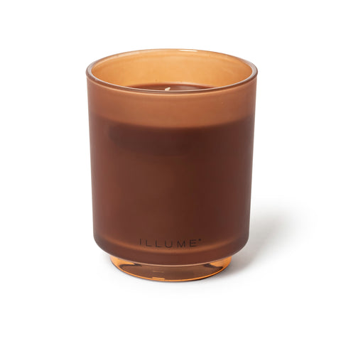 Bougie en verre Terra