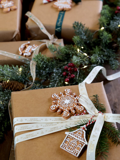 Suspension biscuit de Noël flocon