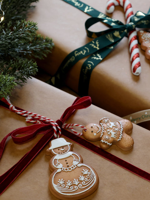Suspension biscuit de Noël flocon