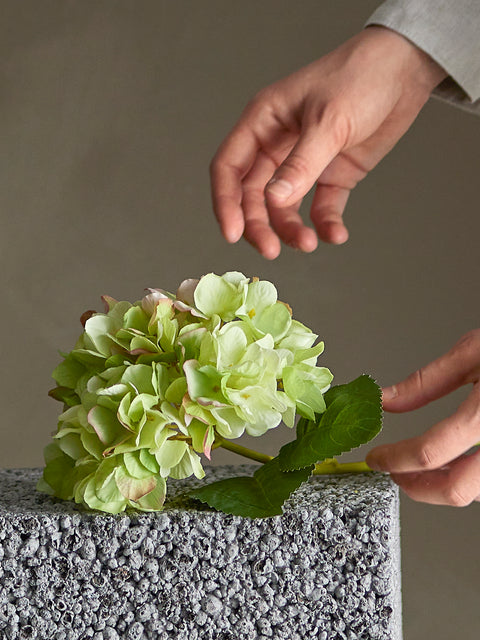 Tige Artificielle Hortensia Blanche