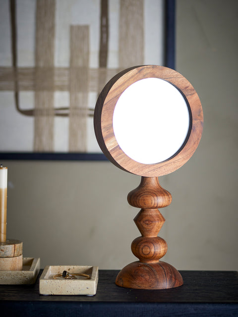 Miroir de table Malukka – Acacia