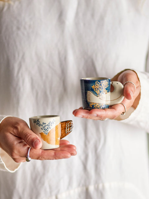 Tasses Espresso Hezha Jaune