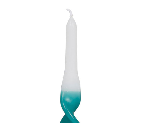Bougie Torsadée Bleu