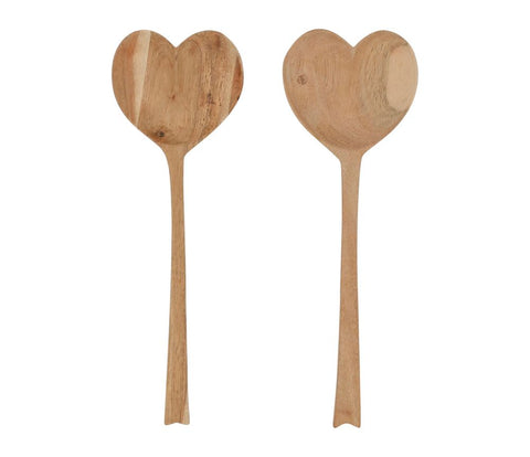 Couverts à Salade Cœur