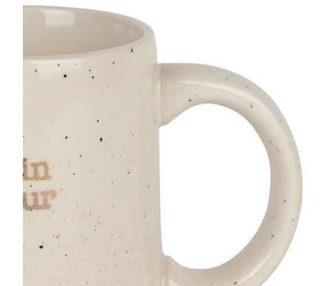 Mug Parrain Bonheur Étoile Blanc