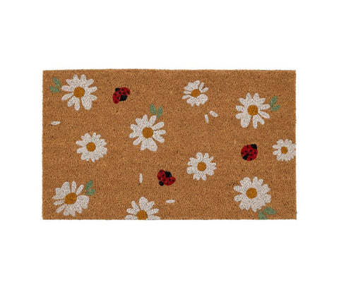 Paillasson “Pâquerette” Blanc & Rouge