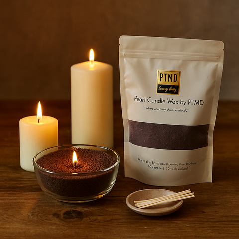 Pearl - Cire à bougie Marron