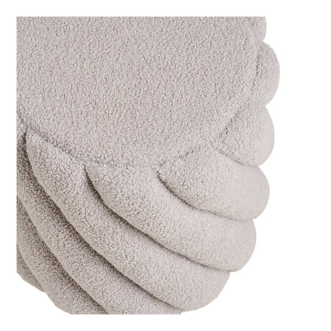 Pouf Sana en tissu bouclette