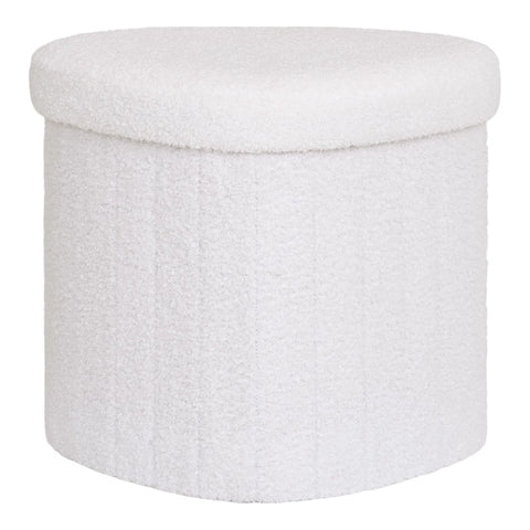 Pouf Medford Teddy – Blanc