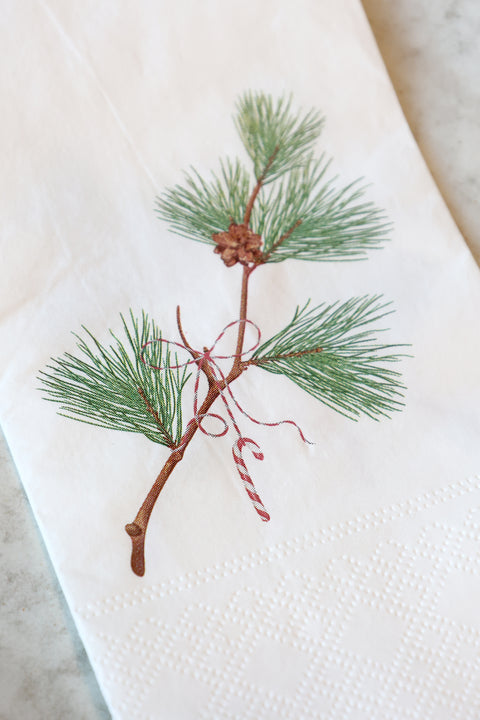 Serviettes en papier motif de Noël