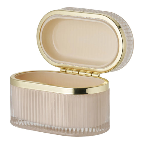 Boîte décorative Love en verre