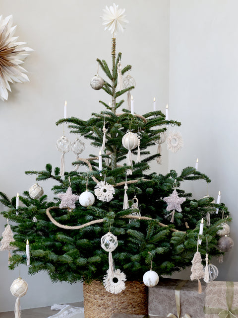 Pointe de sapin  étoile en papier