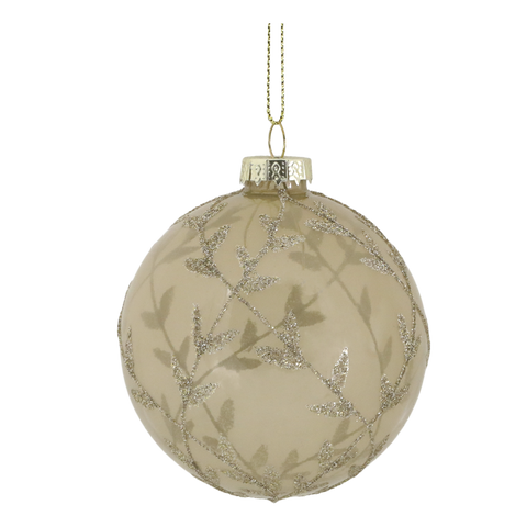 Boules de Noël champagne