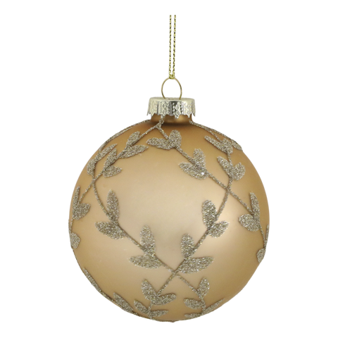 Boules de Noël champagne