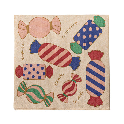 Serviette Caramella Rose