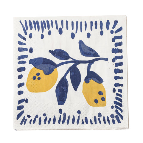 Serviettes Maxima bleues