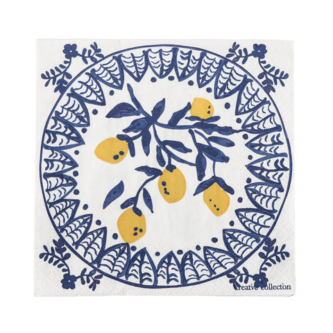 Serviettes Maxima bleues