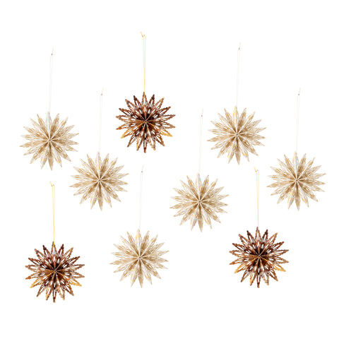 Star Ornament lot de 9