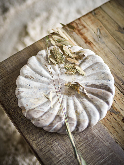 Plat Marlie en marbre