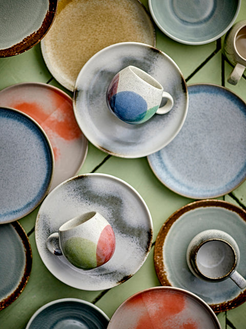 Tasse Paula en grès bleu