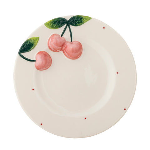 Assiette Berrie rose