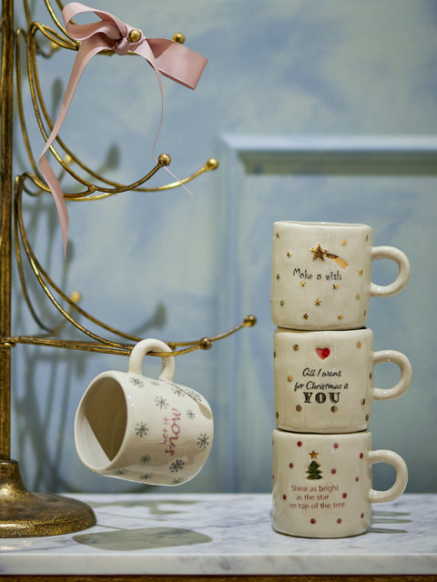 Tasse de Noël Christy Coeur