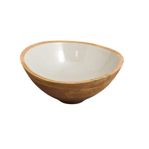 Grand bol Madras taupe