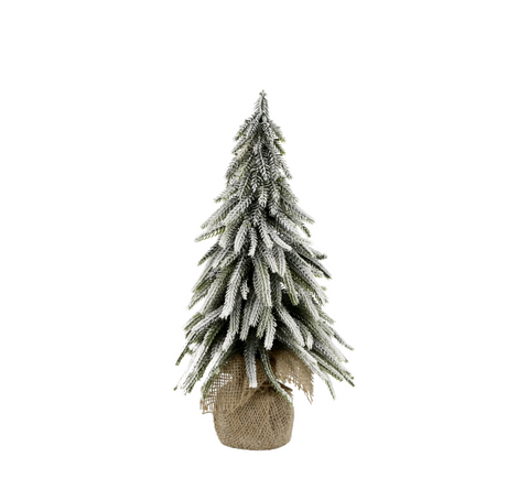 Sapin décoratif avec neige 35 cm
