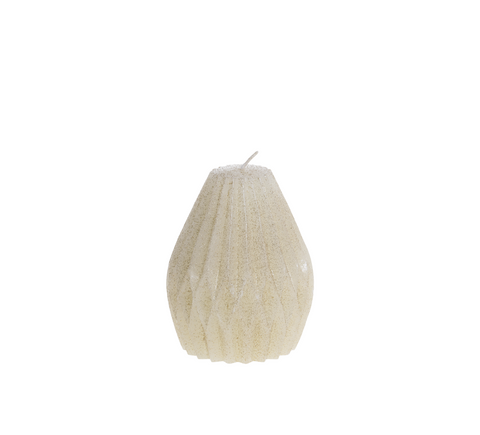 Bougie pilier Diamond – Blanc