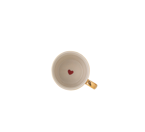 Tasse Jolly avec rangée de cœurs
