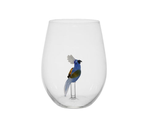 Verre Perroquet Bleu