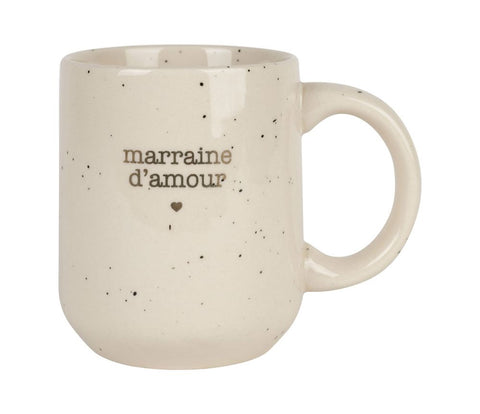 Mug Marraine Bonheur Étoile Blanc