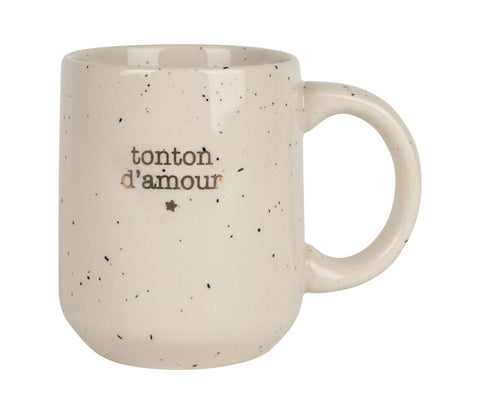Mug Tonton Bonheur Étoile Blanc