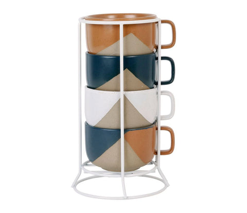 Set de 4 Tasses à Thé COURBA