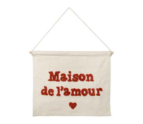 Toile décorative "Maison Amour Famille"