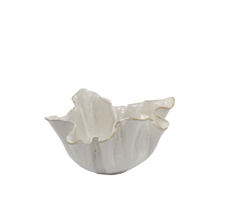 Coupe décorative en grès