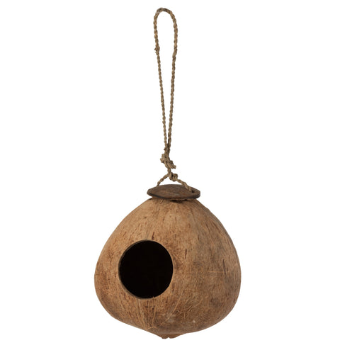 Coconut birdhouse