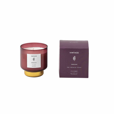 VINTAGE scented candle - Cedarwood