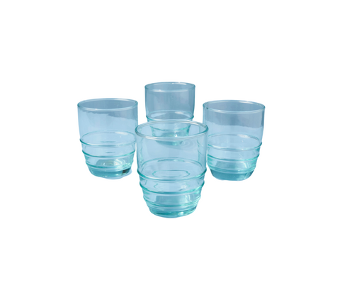 Verre recyclé lot de 4